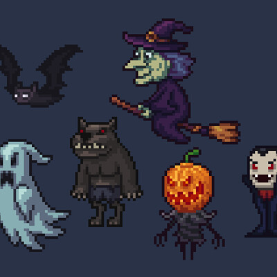 Isra maraver halloween chars2
