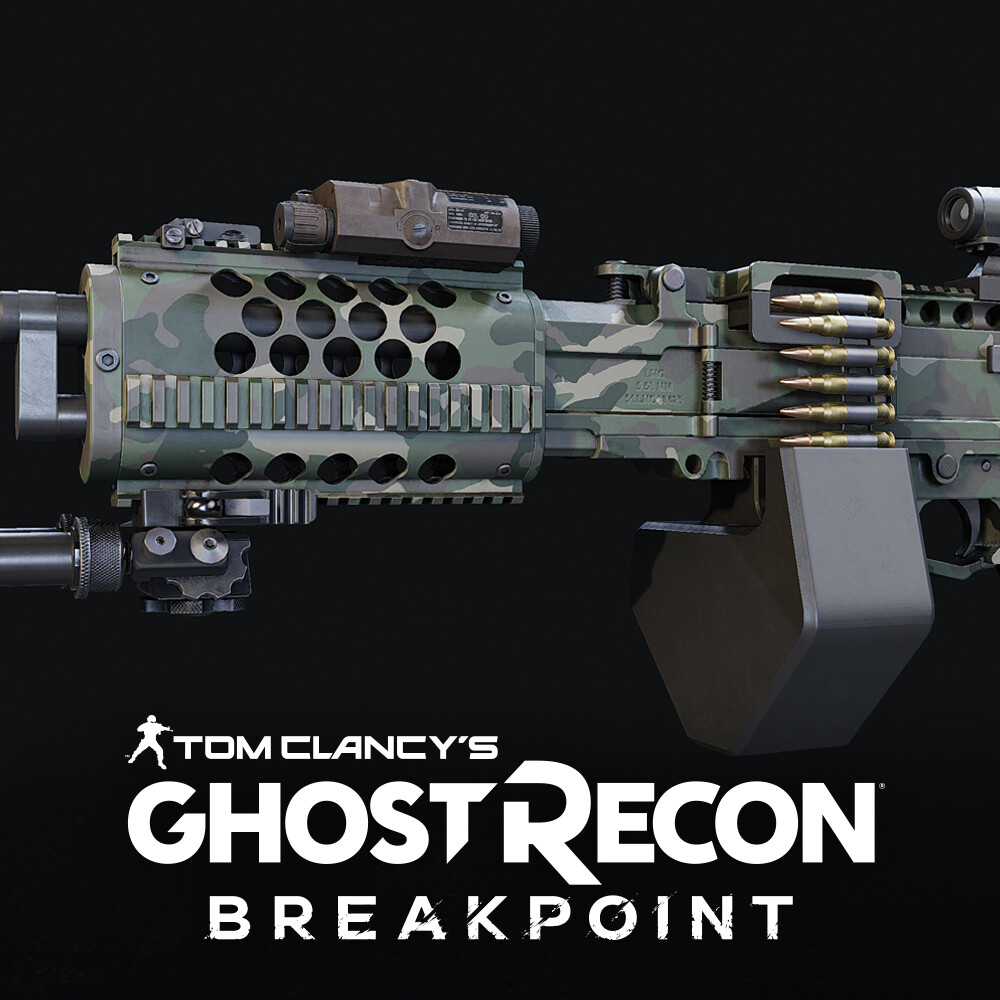 ArtStation Stoner Light machine gun