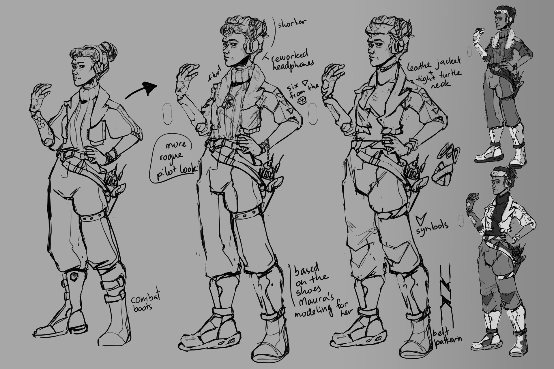 ArtStation - Project Android Designs and Orthographics