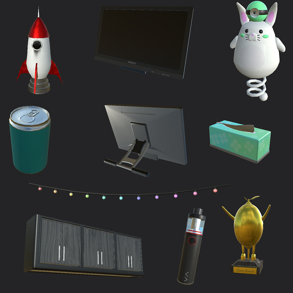 ArtStation - Miscellaneous Props For House
