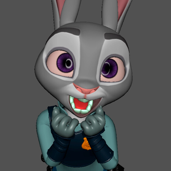 ArtStation - Judy animation practice