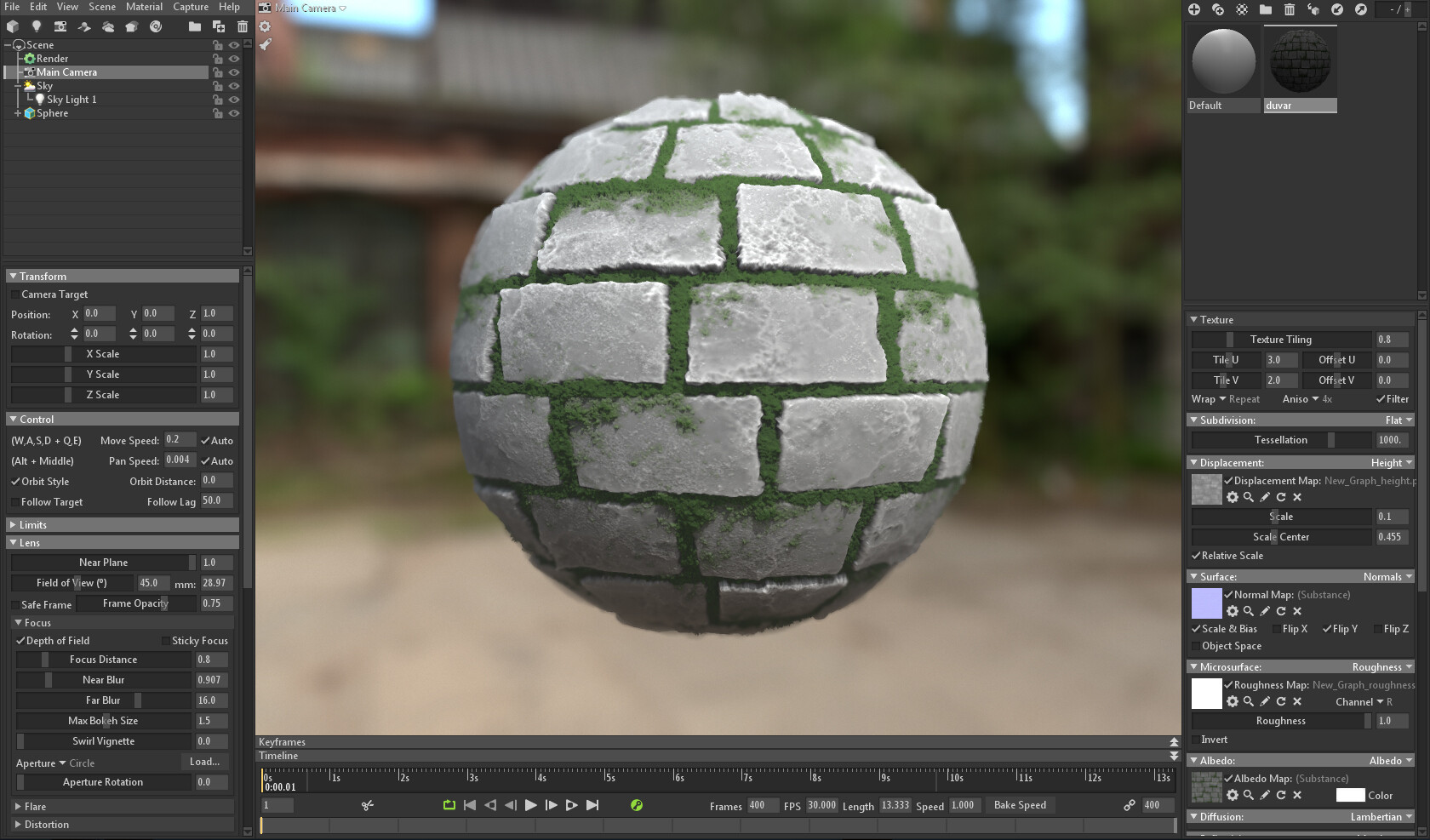 ArtStation - Mossy Stone Tiles