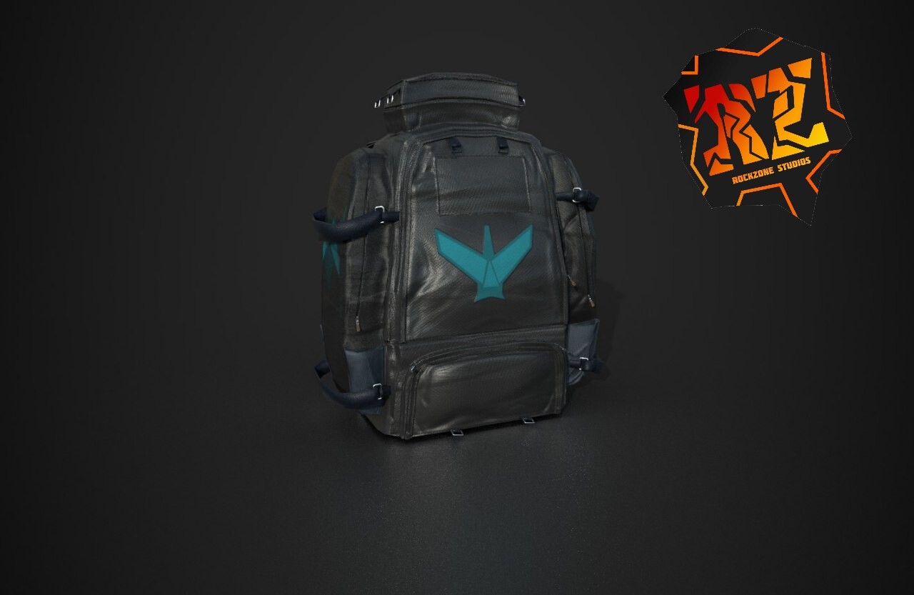 ArtStation - Game asset - 3D Backpack