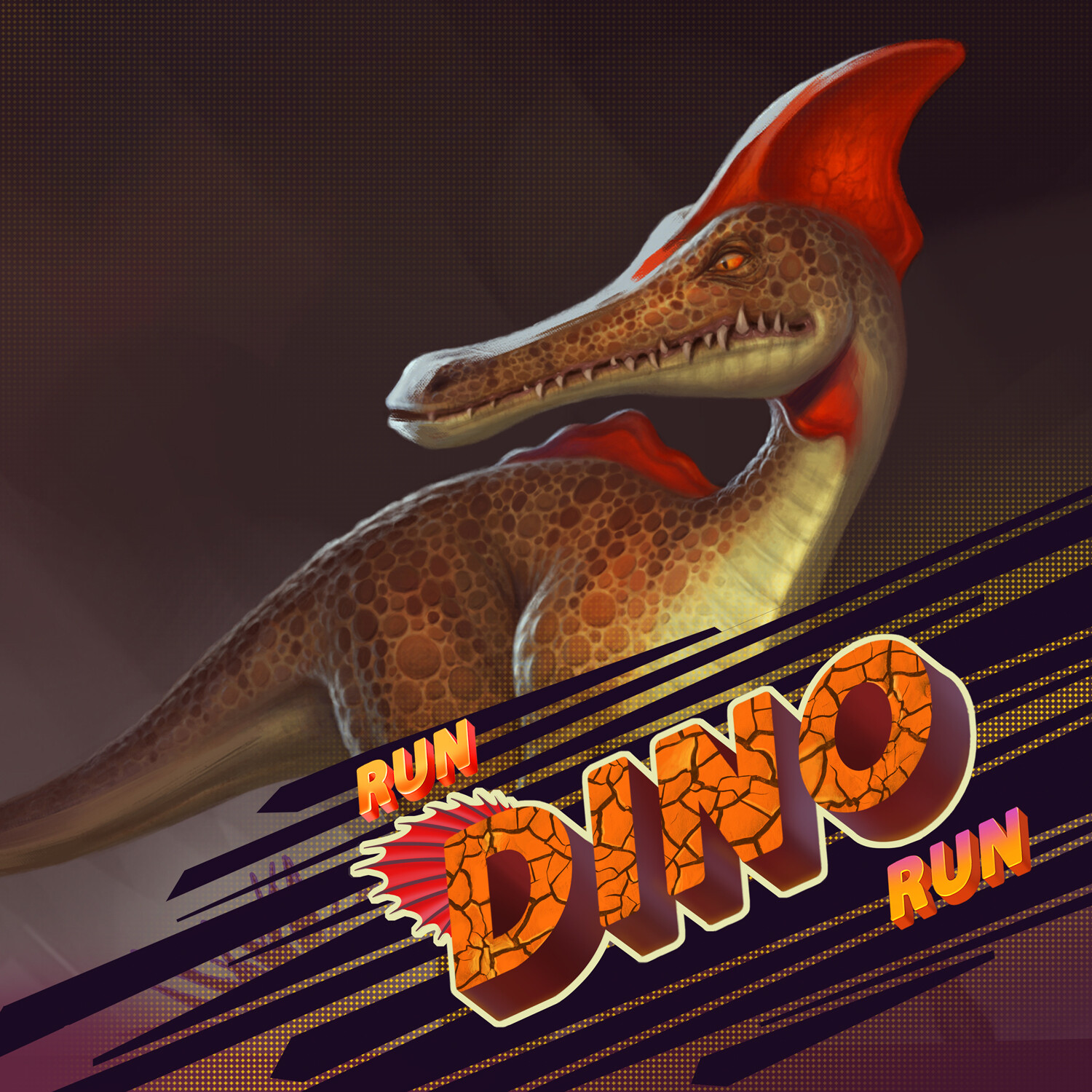 ArtStation - Running Dinosaur Animated