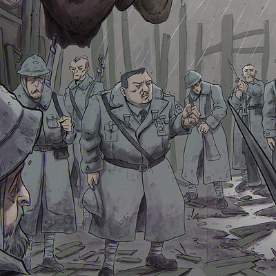 Comic La cabaña del Somme. The Somme's cabin