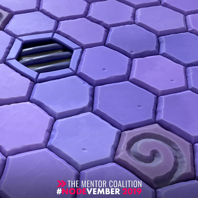 Stylized Stone Floor | #Nodevember