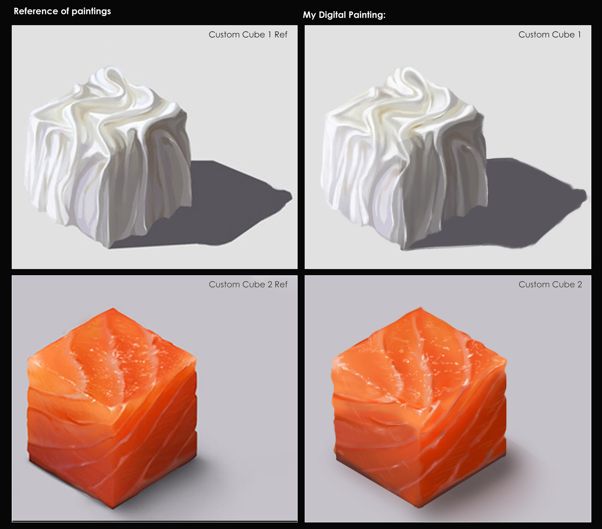 ArtStation Digital Painting Cube Studies