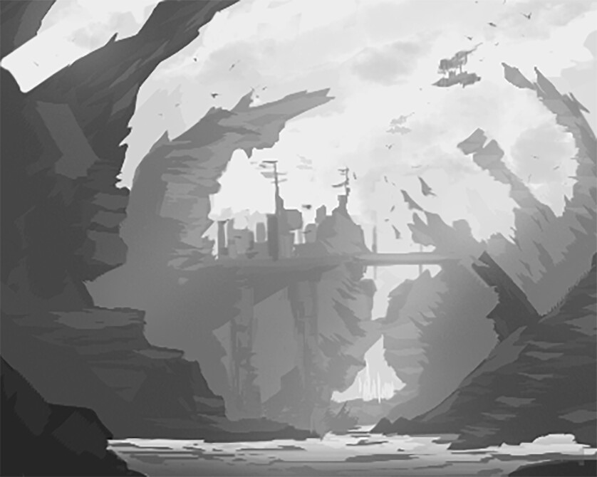 Gabe Hayes Landscape Value Studies