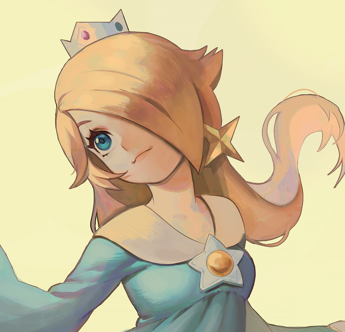Nintendo girls. Princess Rosalina Art. Нинтендо герл.