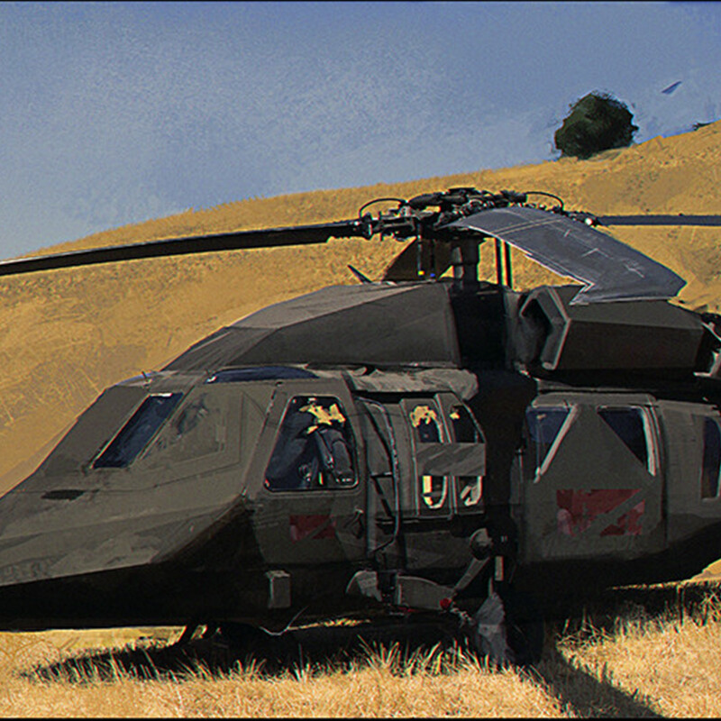 ArtStation - Near future blackhawk