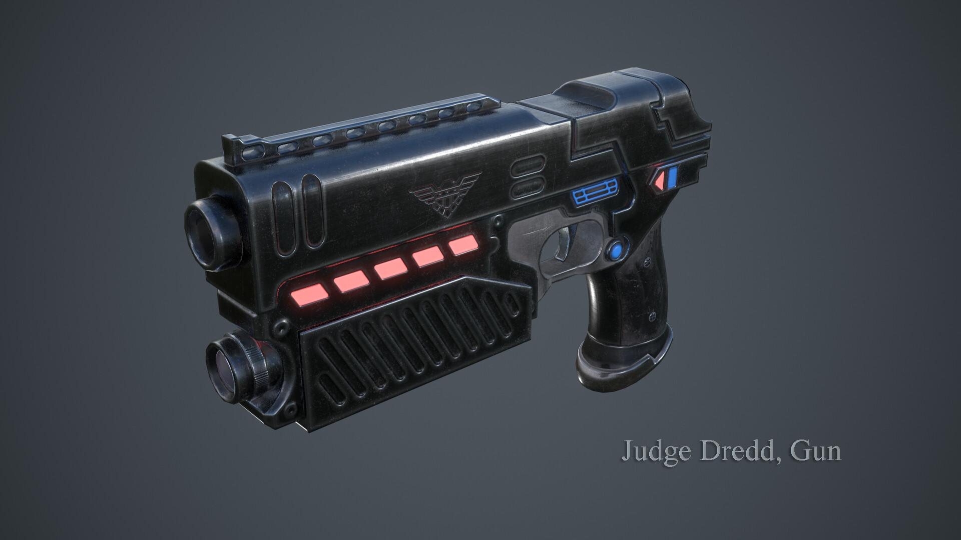 Artstation Judge Dredd Gun 7057