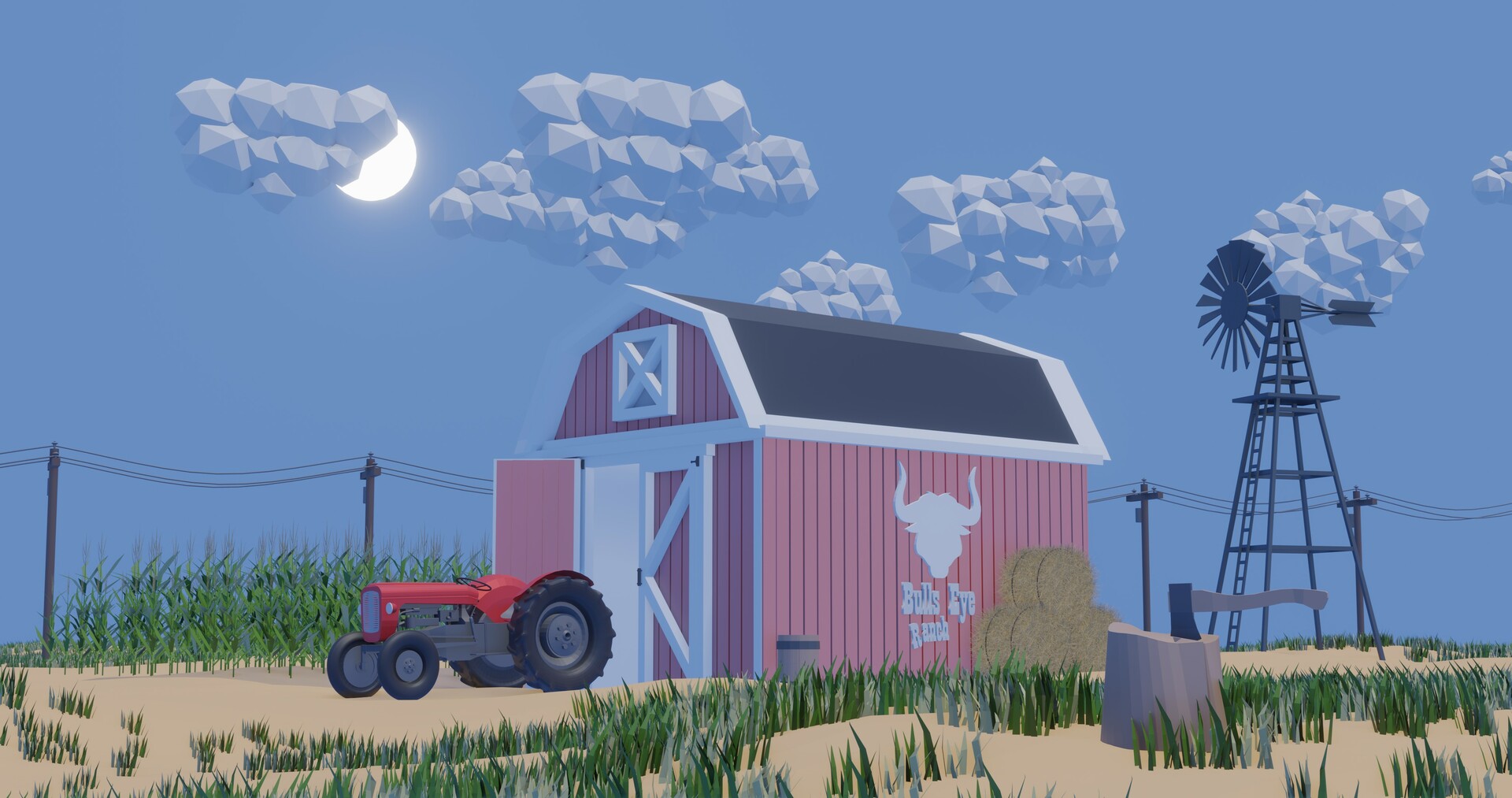 ArtStation - Bulls Eye Ranch