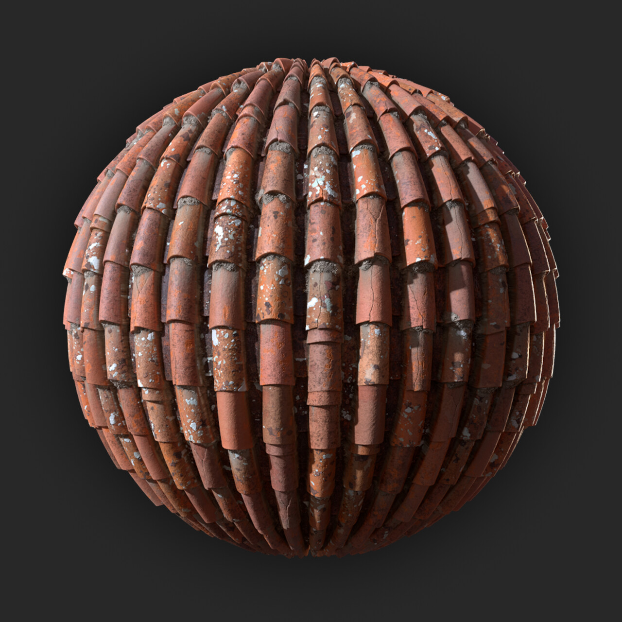 ArtStation Terracotta Roof Tiles   Drew Taylor Sphere1 