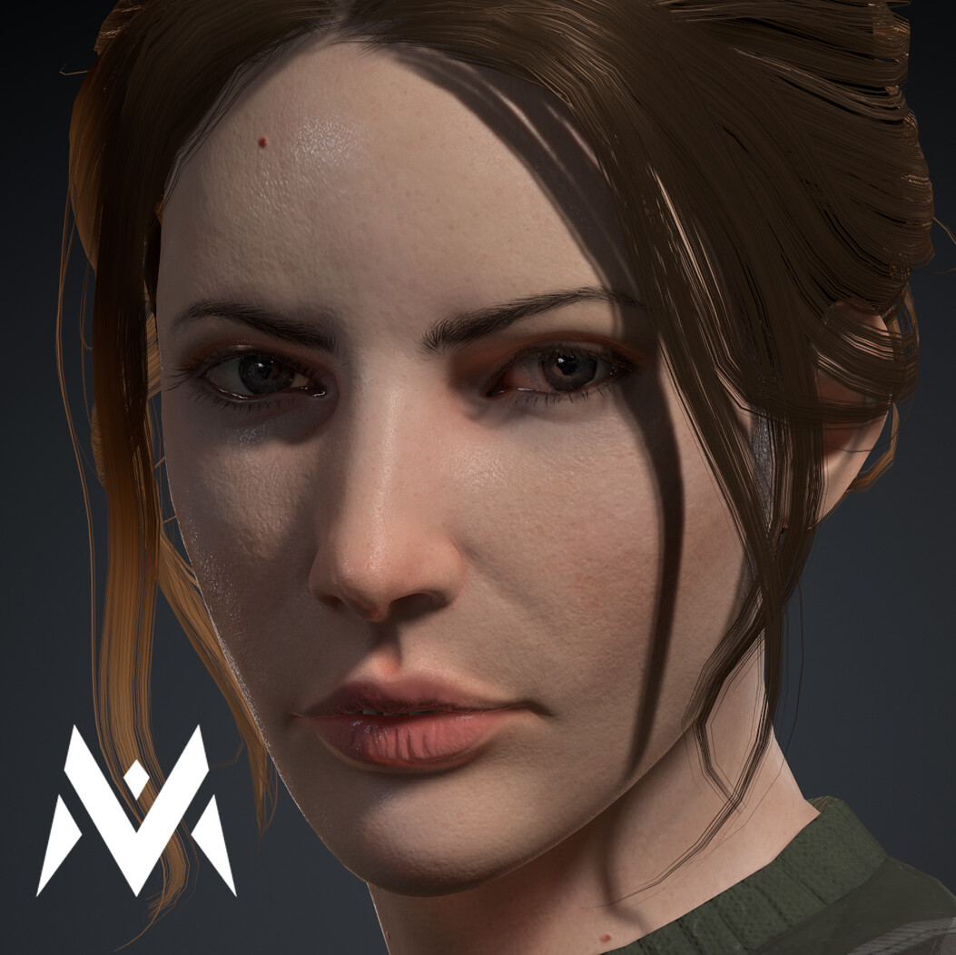 ArtStation - Mavericks: Proving Grounds - Female Head