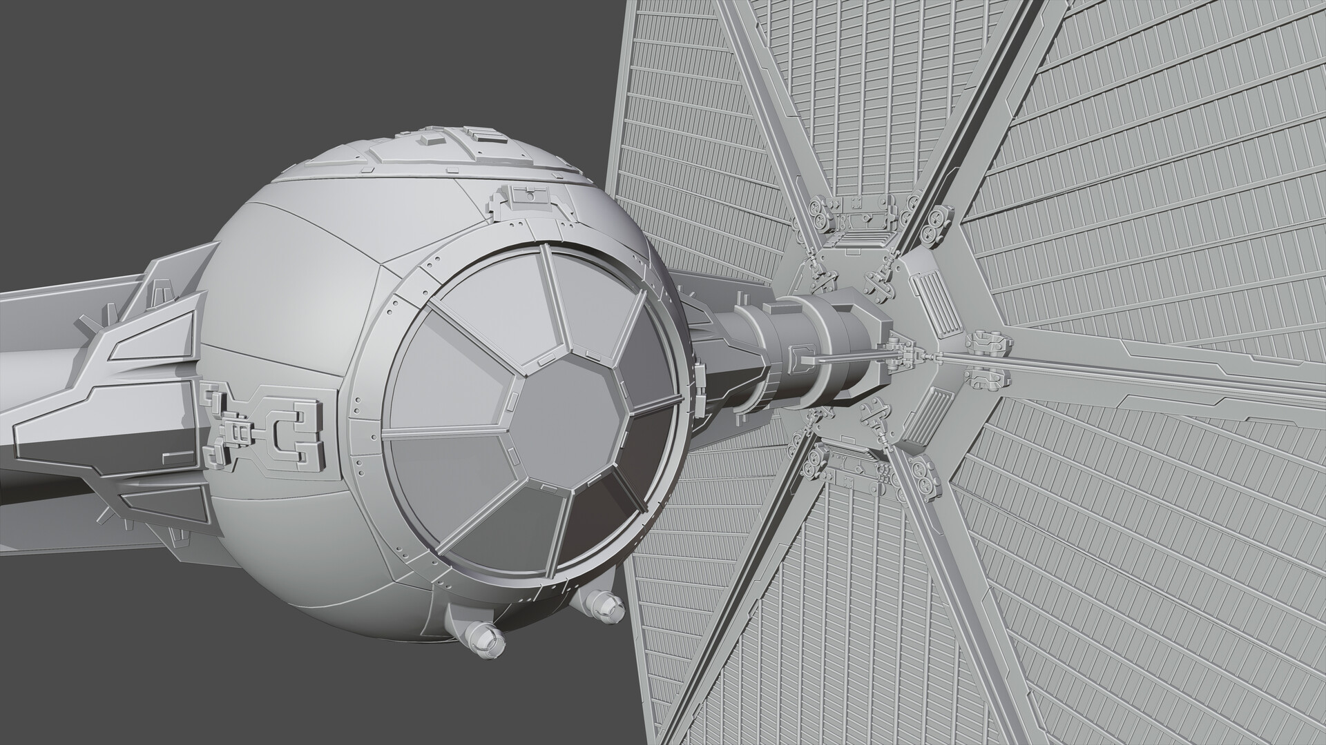 ArtStation - Imperial TIE/LN Starfighter (w.i.p.)