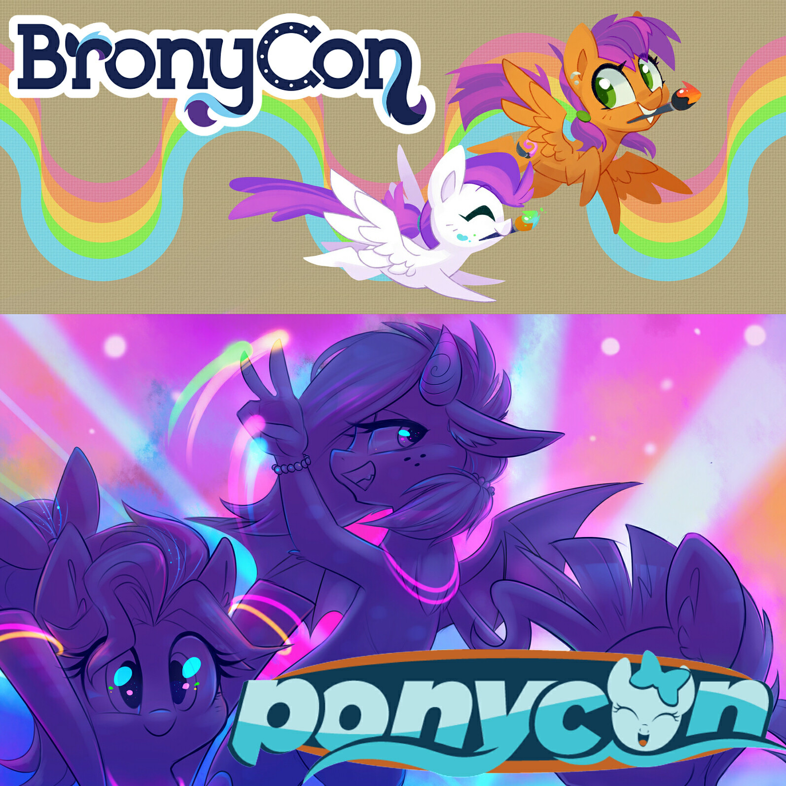 ArtStation - Collection: Ponycon and Bronycon Design Work