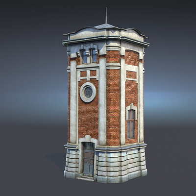 Ryzhkov 3d models water tower 02
