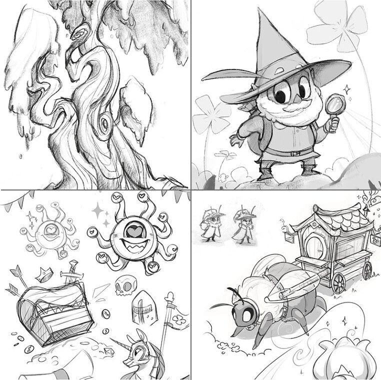 ArtStation - Sketchbook Assorted Small-Scale Concepts