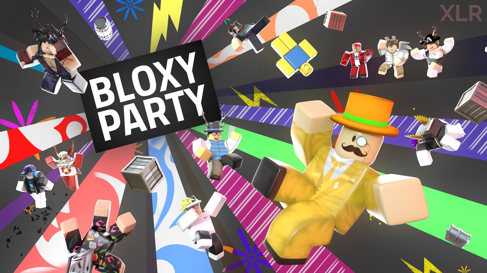 Artstation Bloxy Party Exelar Xlr - space fling roblox