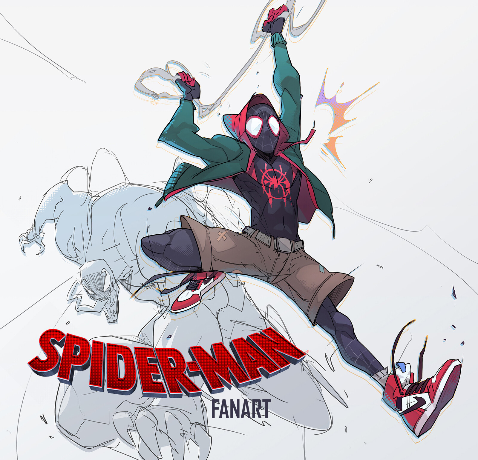 Spiderverse, Mandalorian, Character Design & Fanart