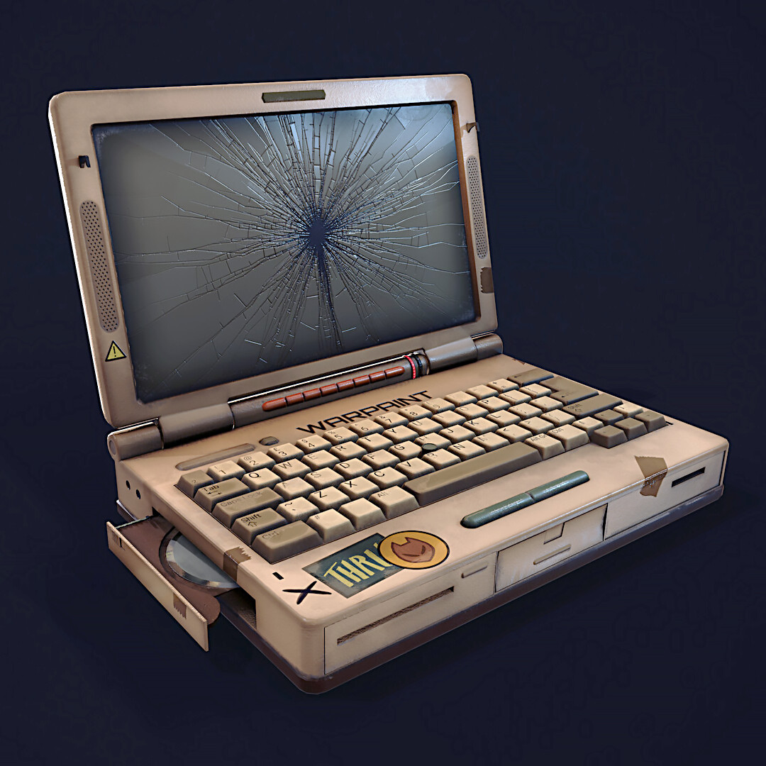 Первый ноутбук фото ArtStation - Missing Item ( Old Laptop