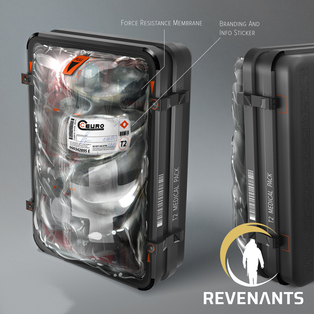 Tier 2 Medikit Concept Art for Revenants at Black Ice Studios