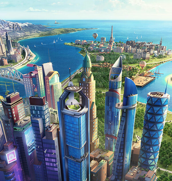 ArtStation SimCity BuildIt “Evergreen”