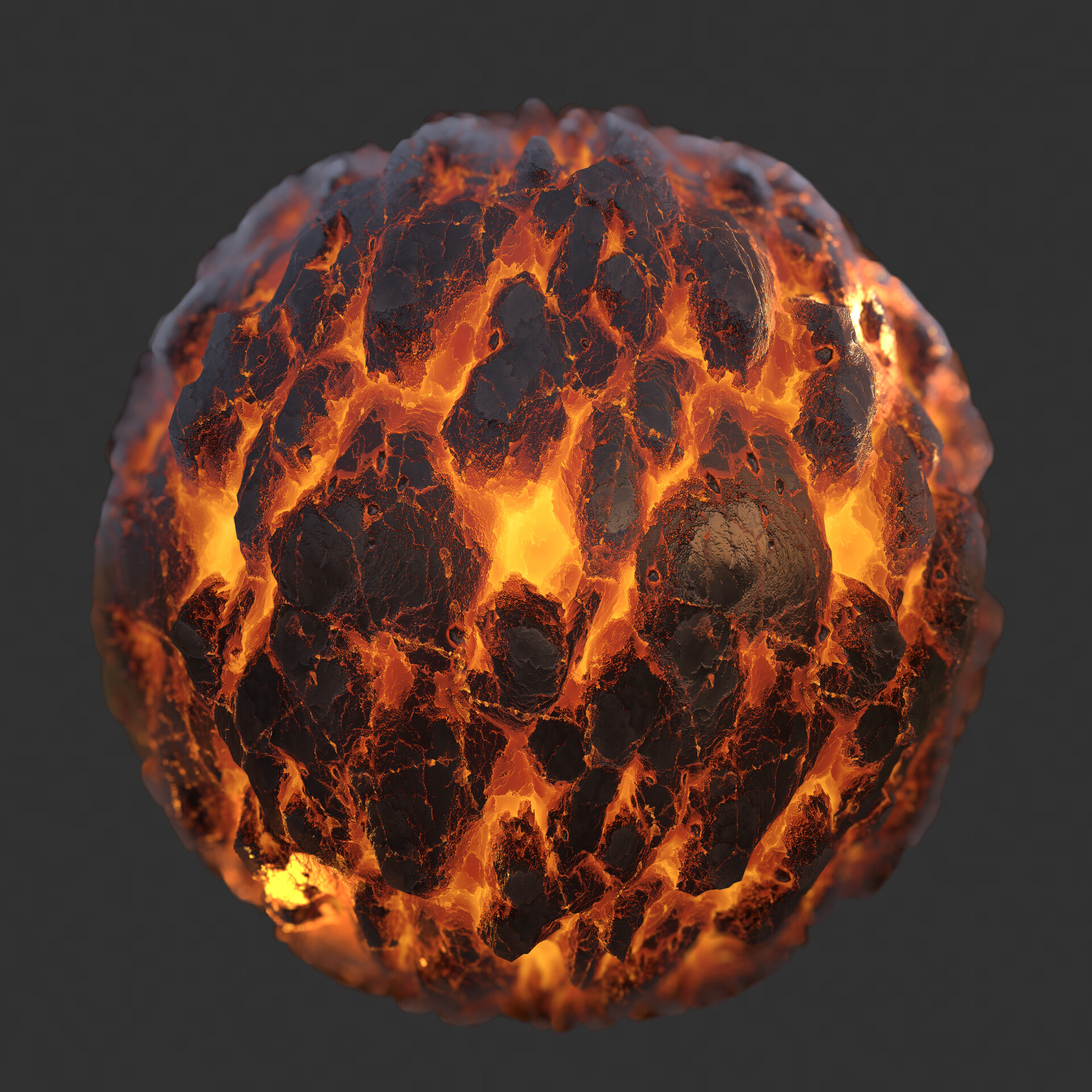 ArtStation Lava Burning