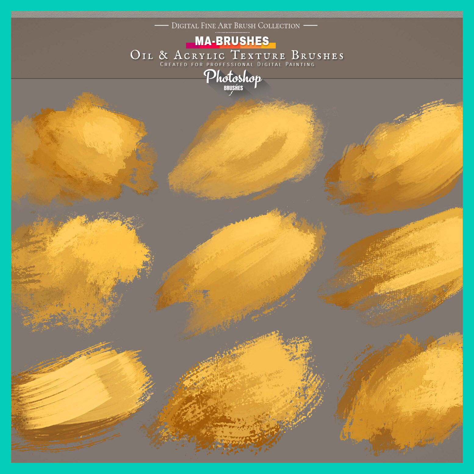 ArtStation - Photoshop Concept Art Brushes for digital Painting - MA ...