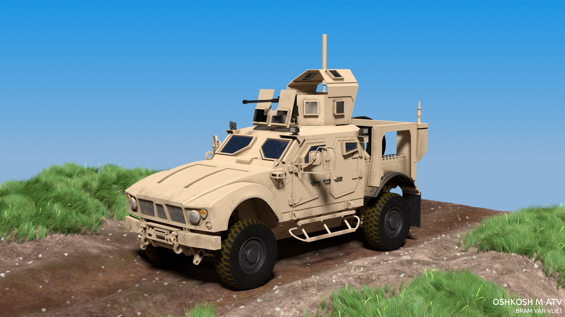 Bram van Vliet - Oshkosh M-ATV Game Vehicle