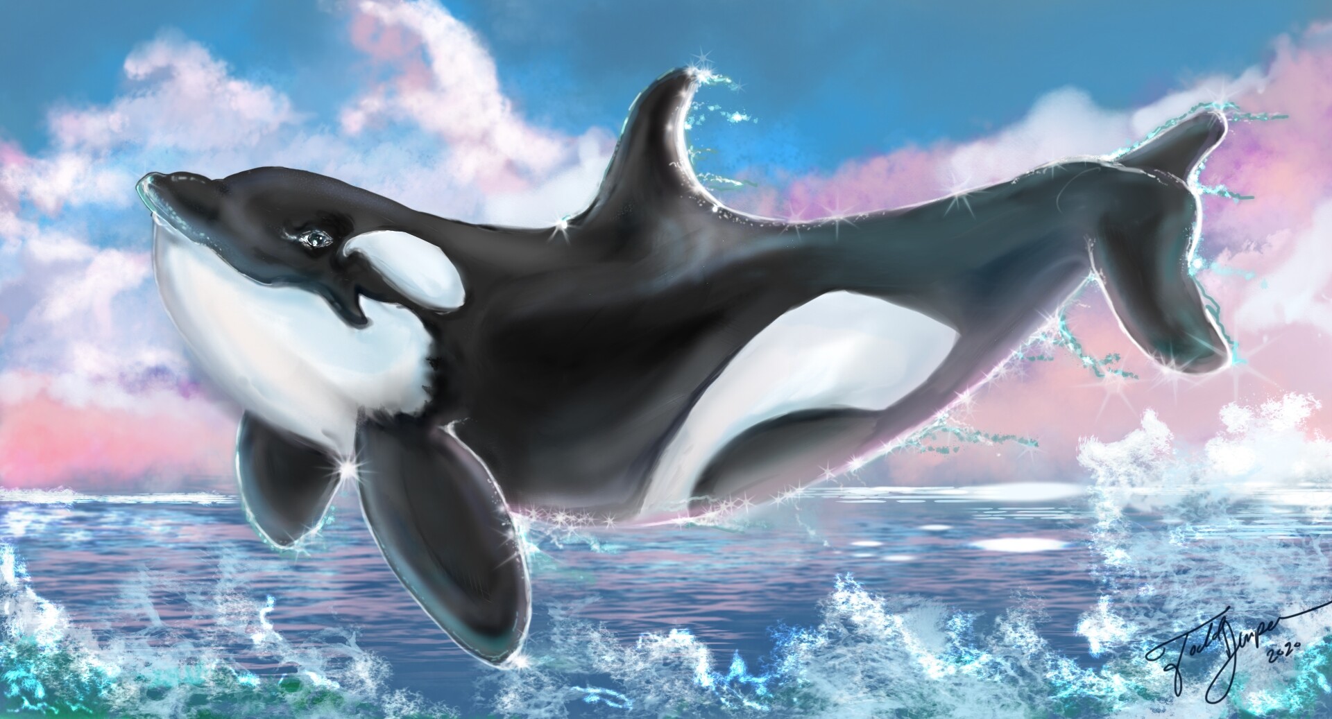 Artstation Orca Splash