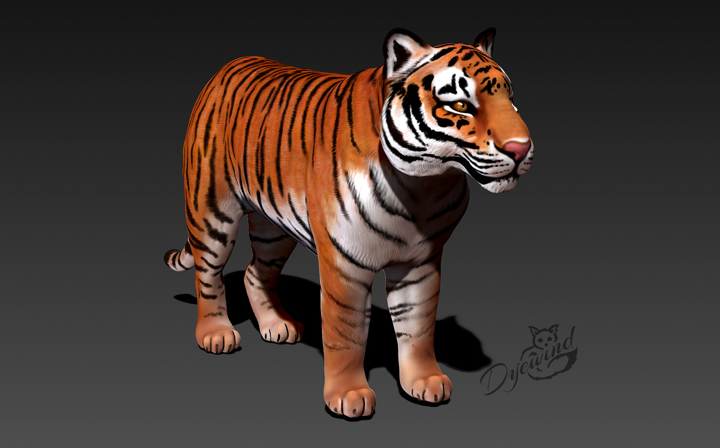 3D Tiger On Camera Tutorial In Hindi