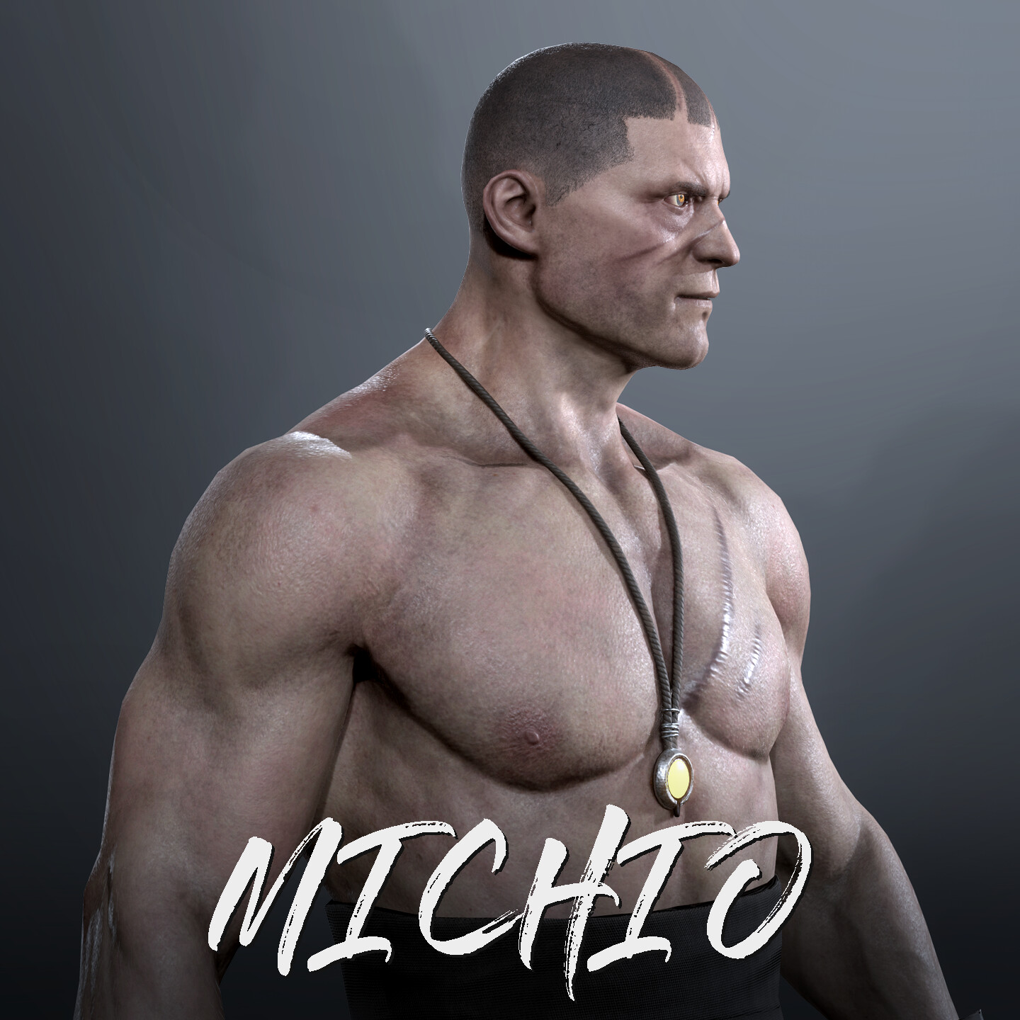 ArtStation - Michio (Real-Time Character)