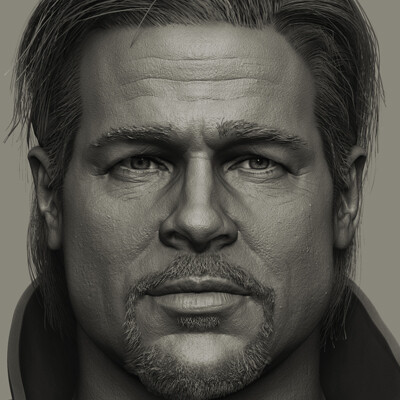 ArtStation - Brad Pitt