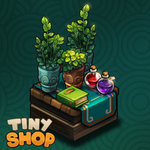 ArtStation Tiny Shop game assets