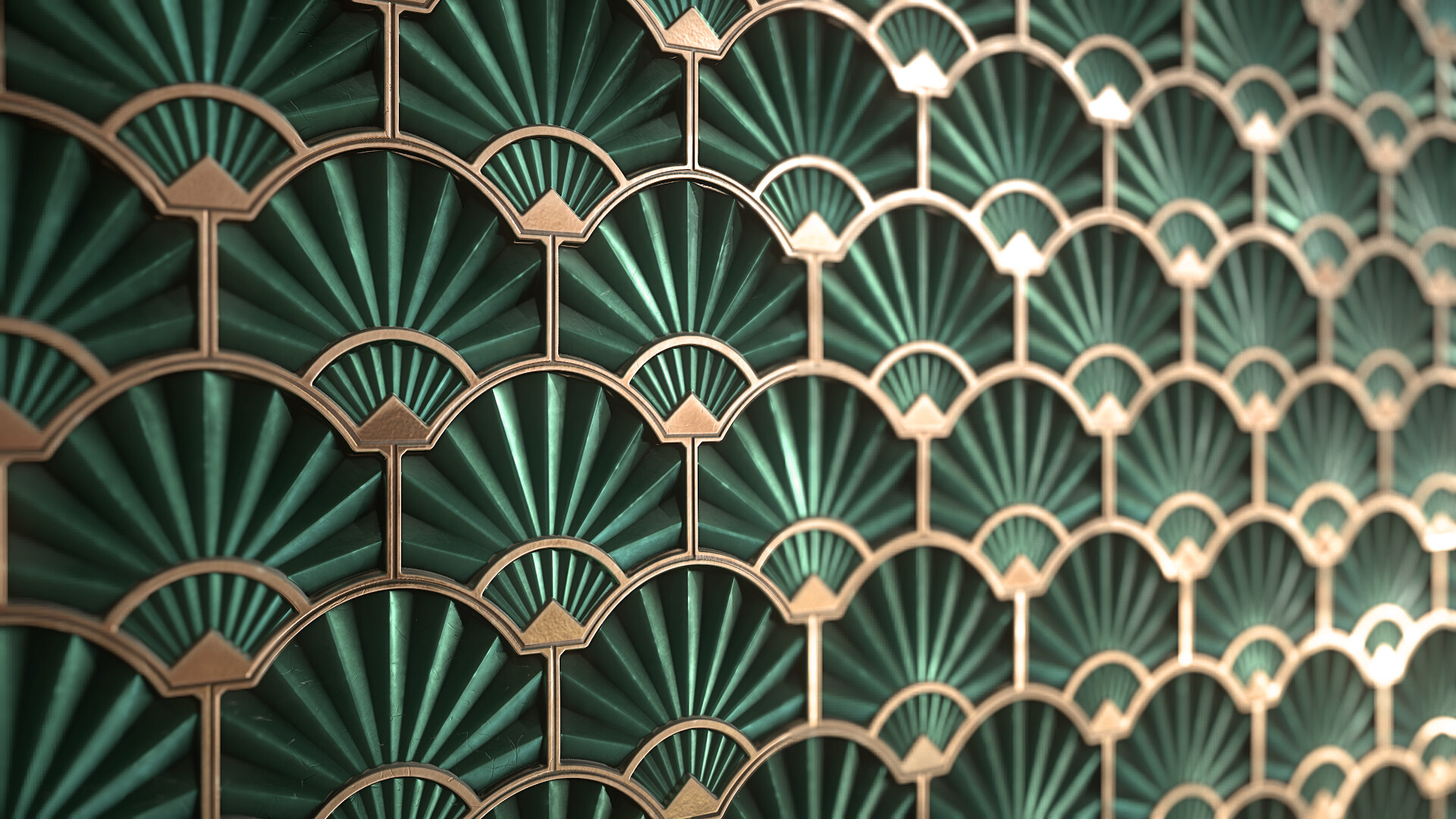 ArtStation - Art Deco Material Study
