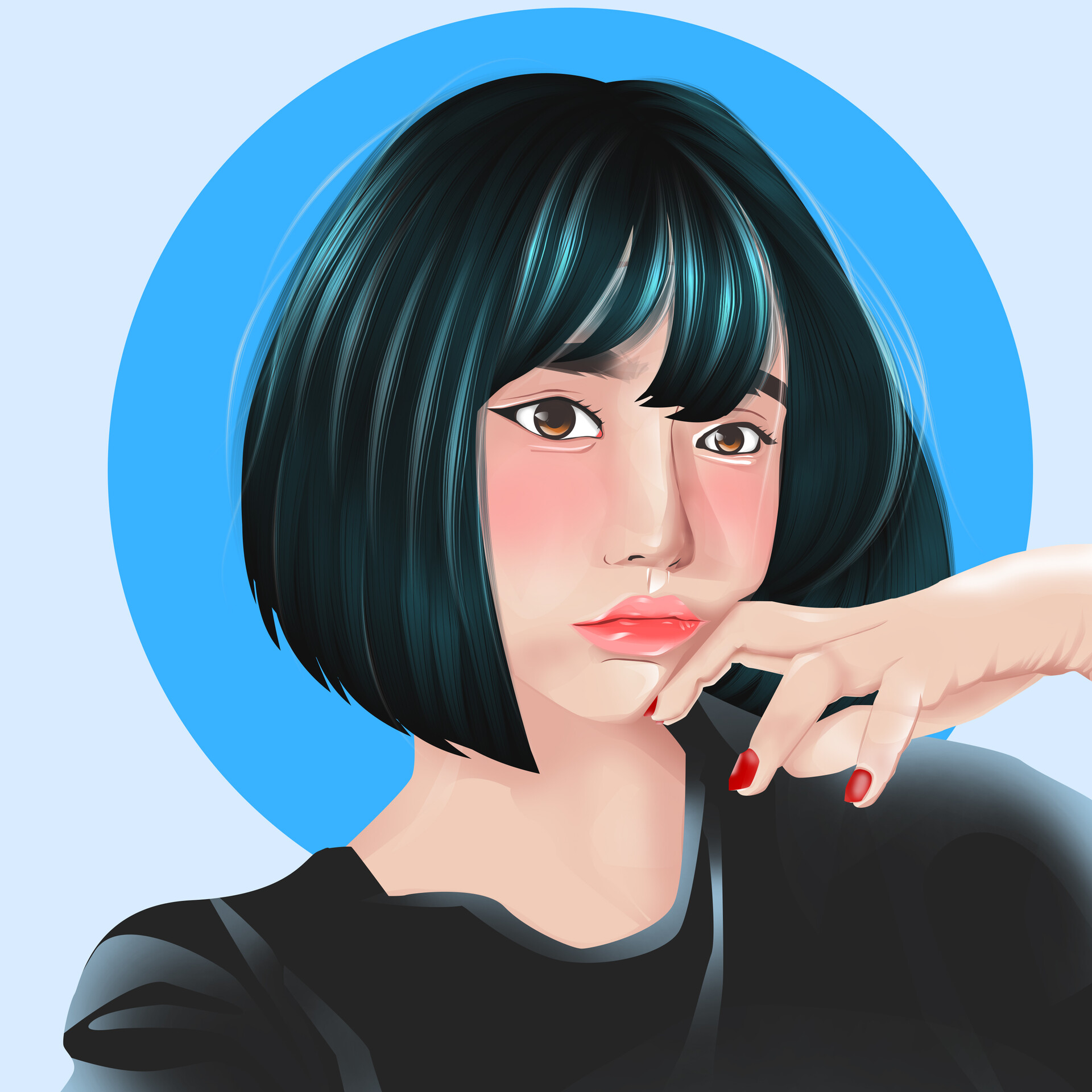 ArtStation - Cartoon Potrait Illustration