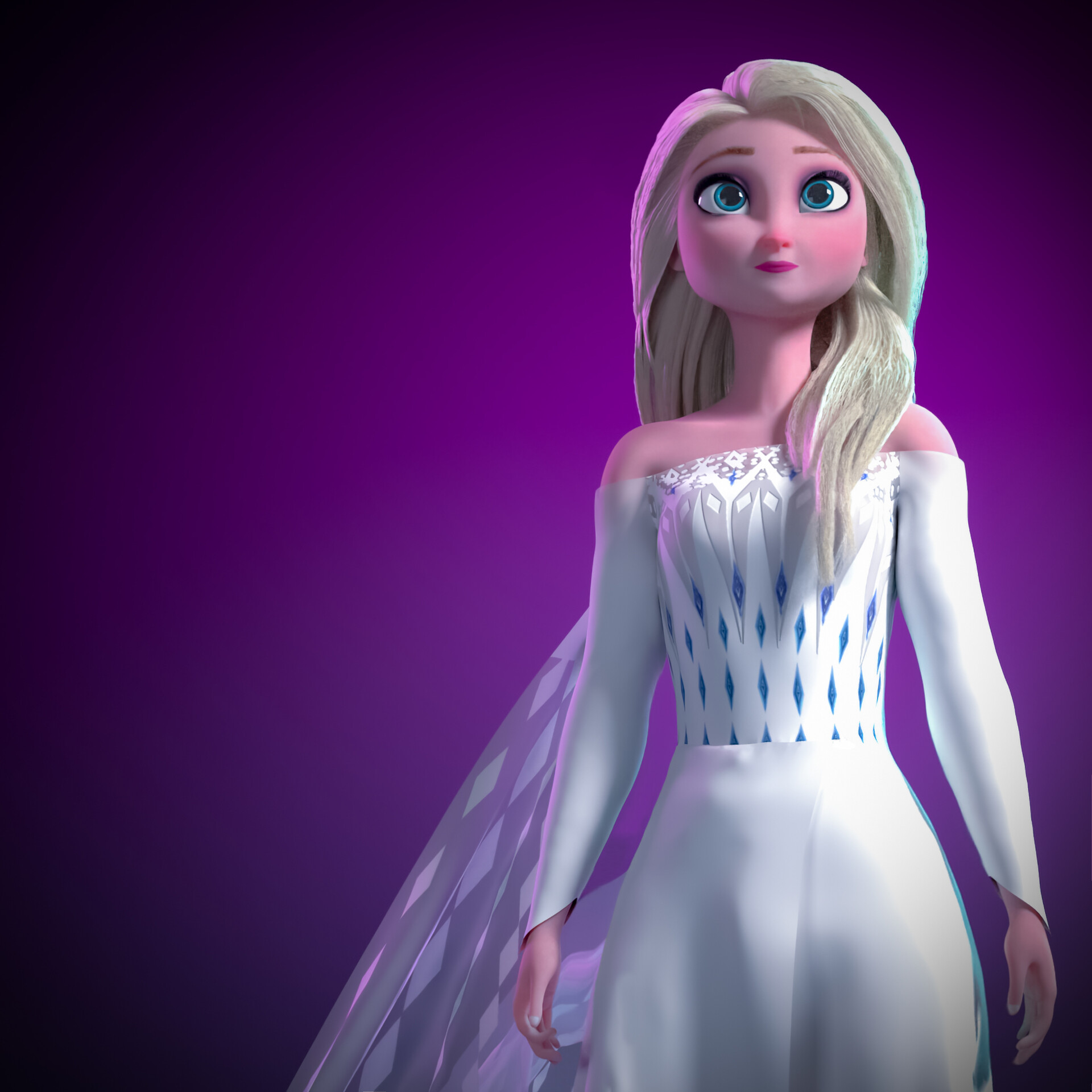 ArtStation - Queen Elsa of Arendelle from " Frozen