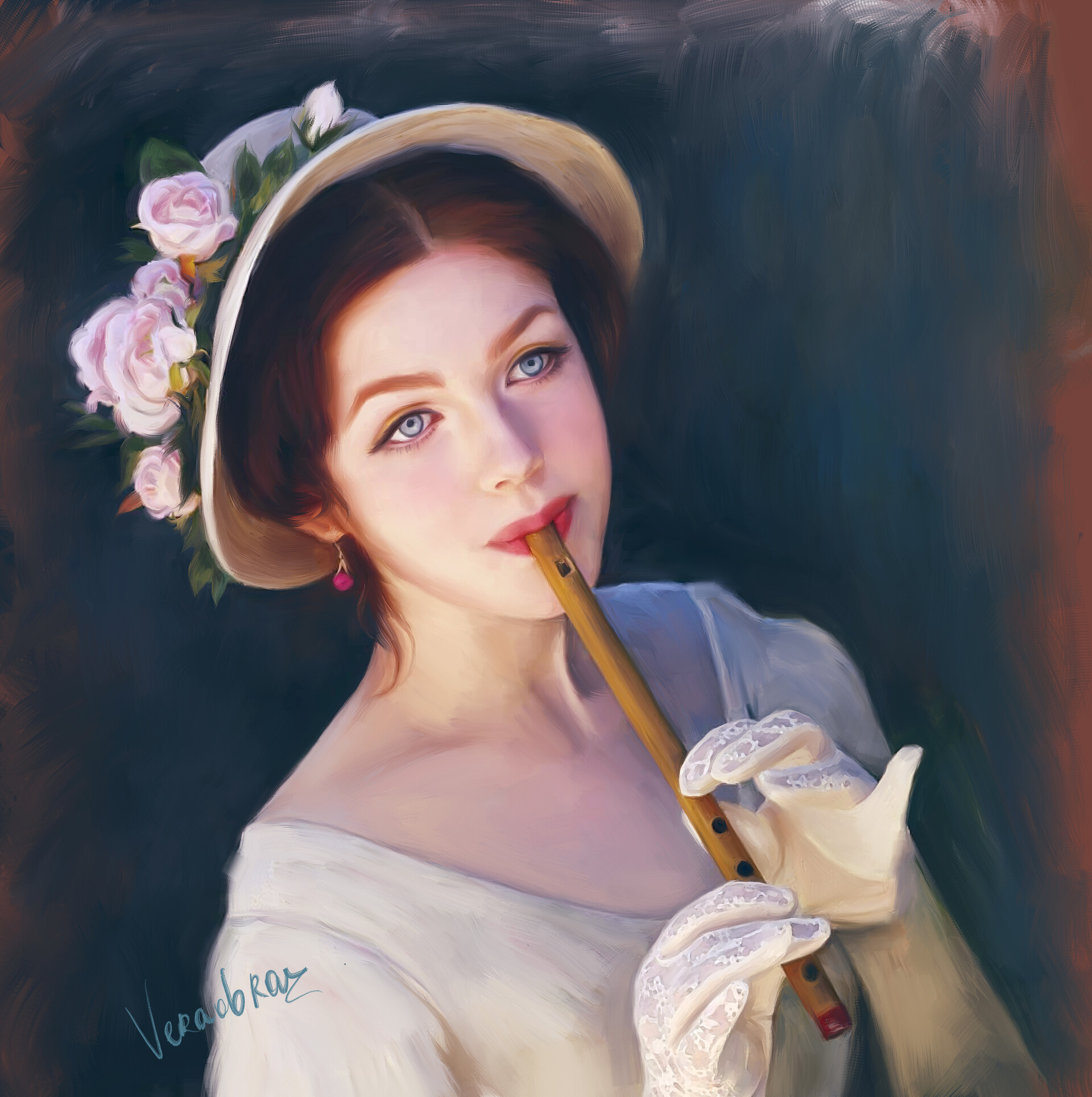 ArtStation - Lady with the flute