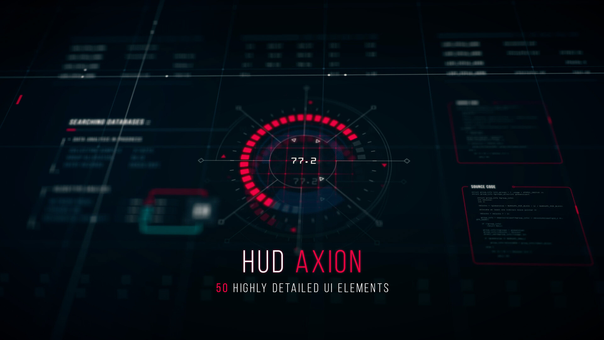 ArtStation - HUD Axion - Screen Graphics Template