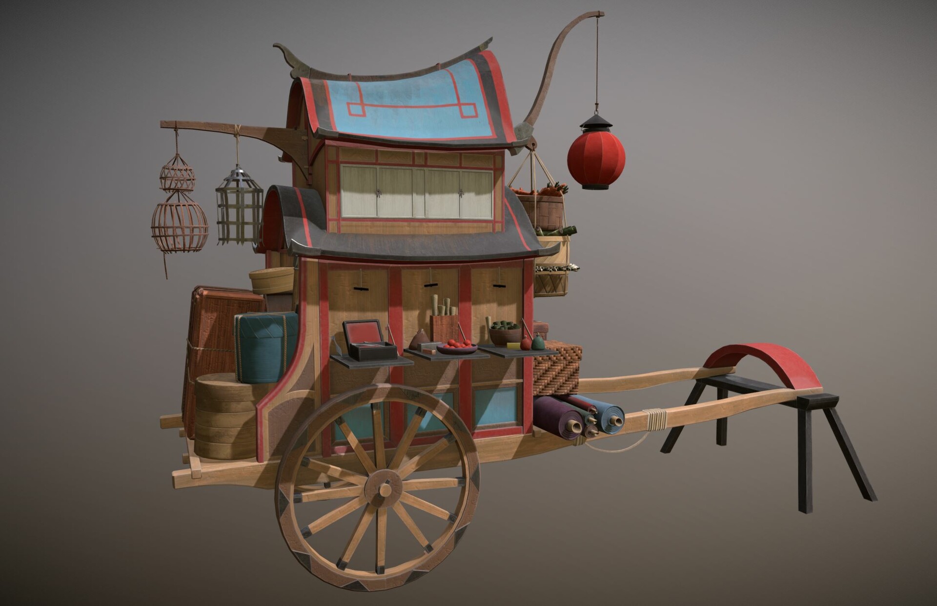 ArtStation Trader Wagon