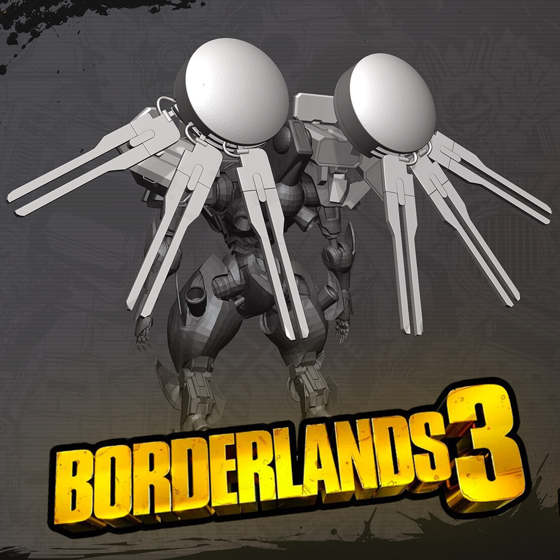 Artstation Borderlands 3 Maliwan Mech Attachments