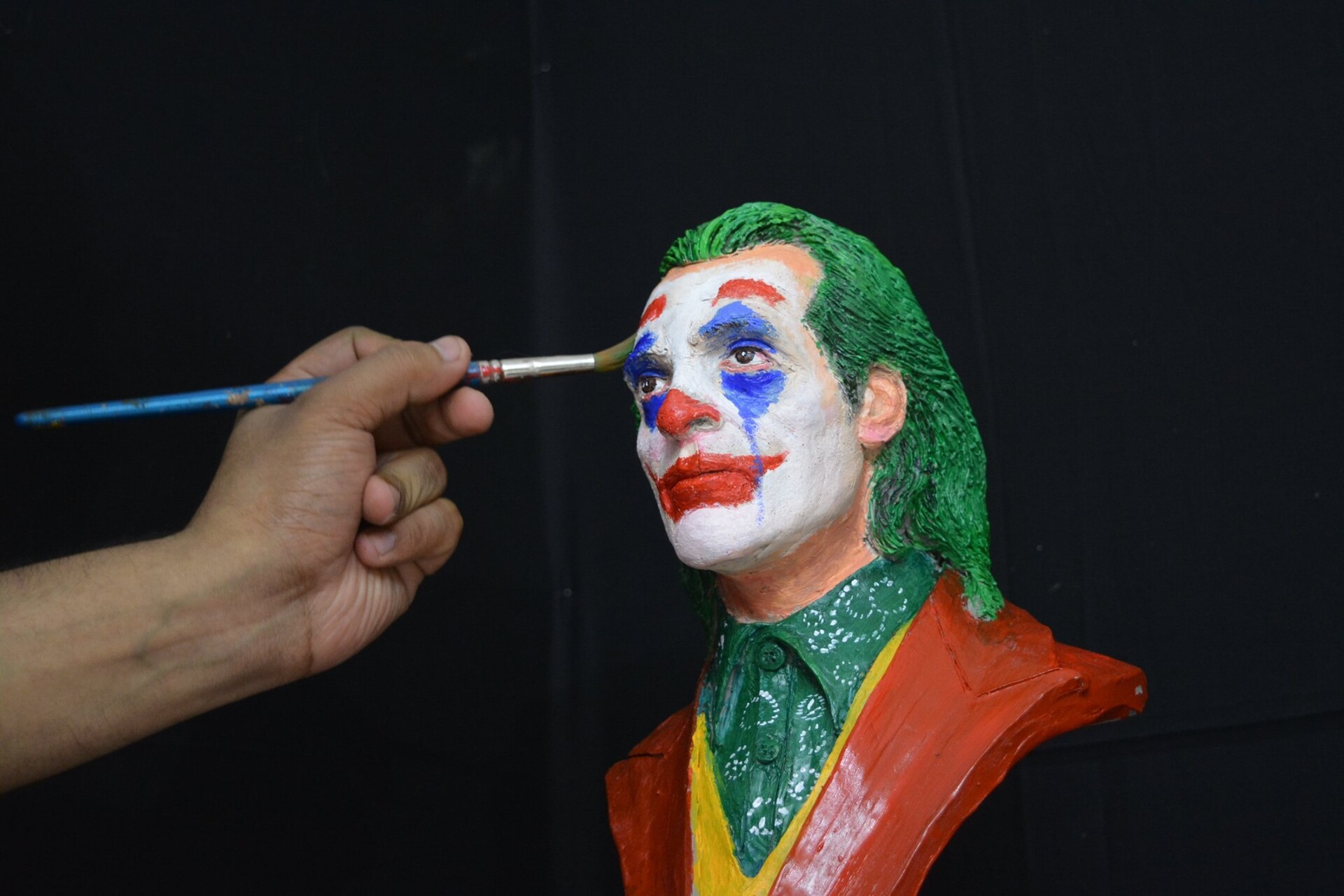 ArtStation Joker Bust Sculpture