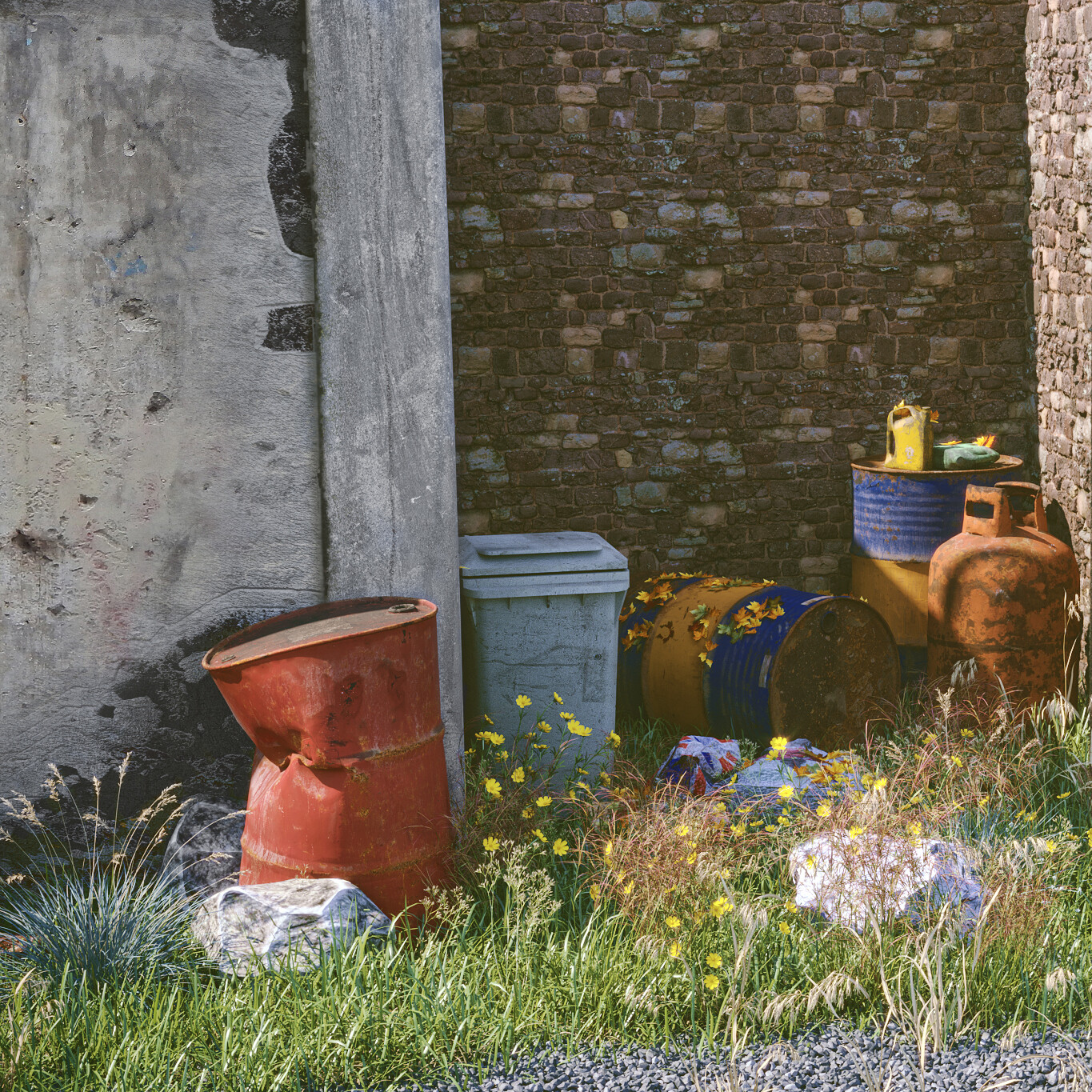 Conceptual environment - The abandoned house