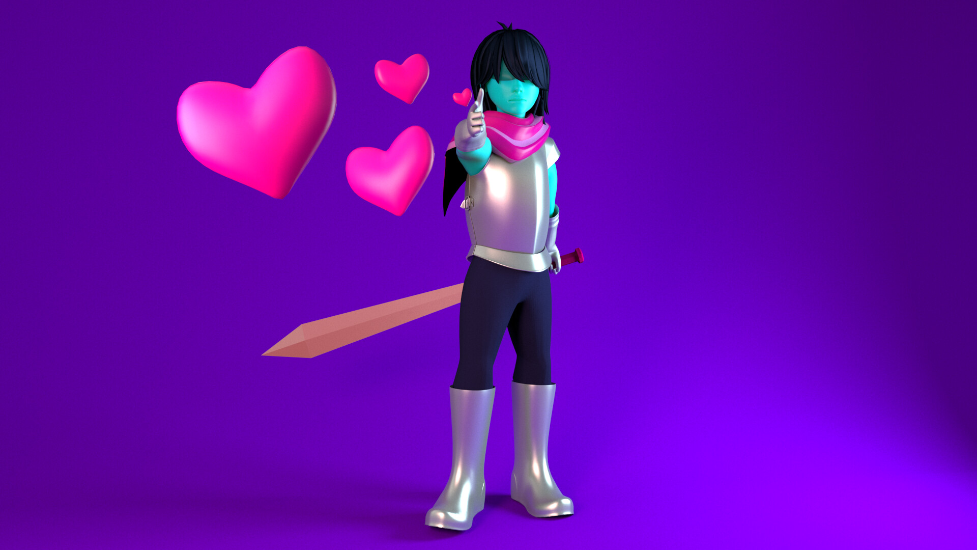 ArtStation - Kris (Deltarune)