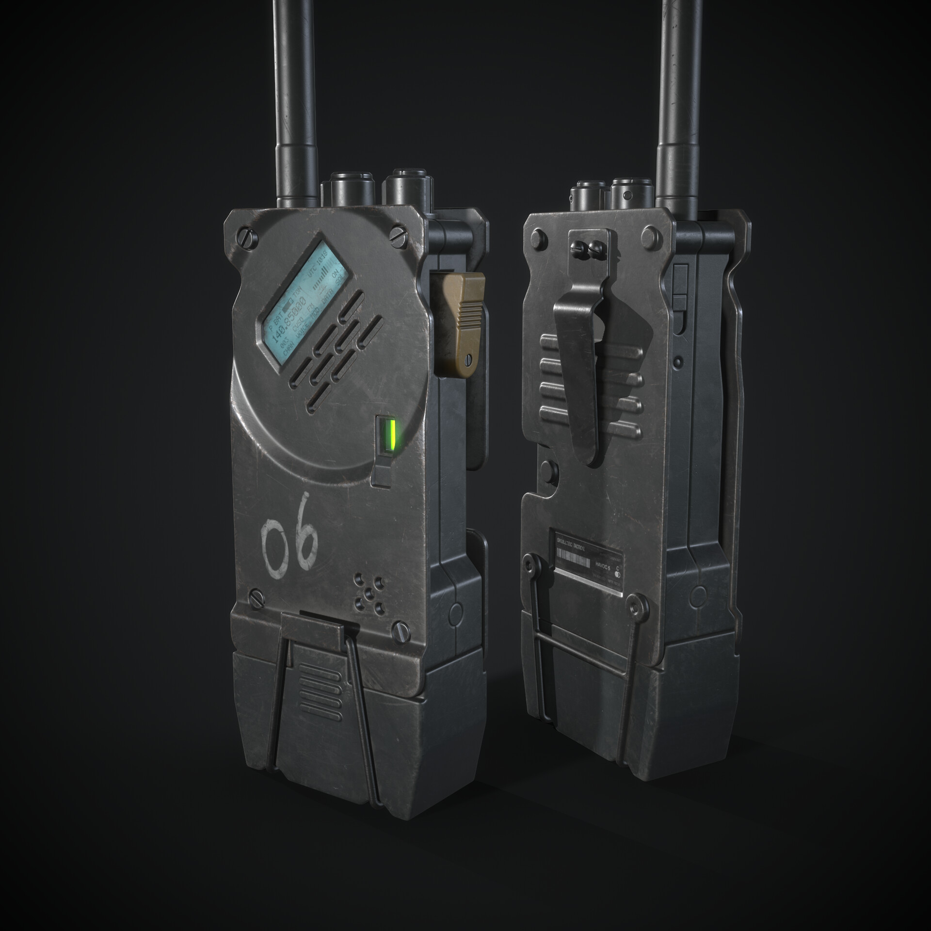 ArtStation - Military Handheld Radio