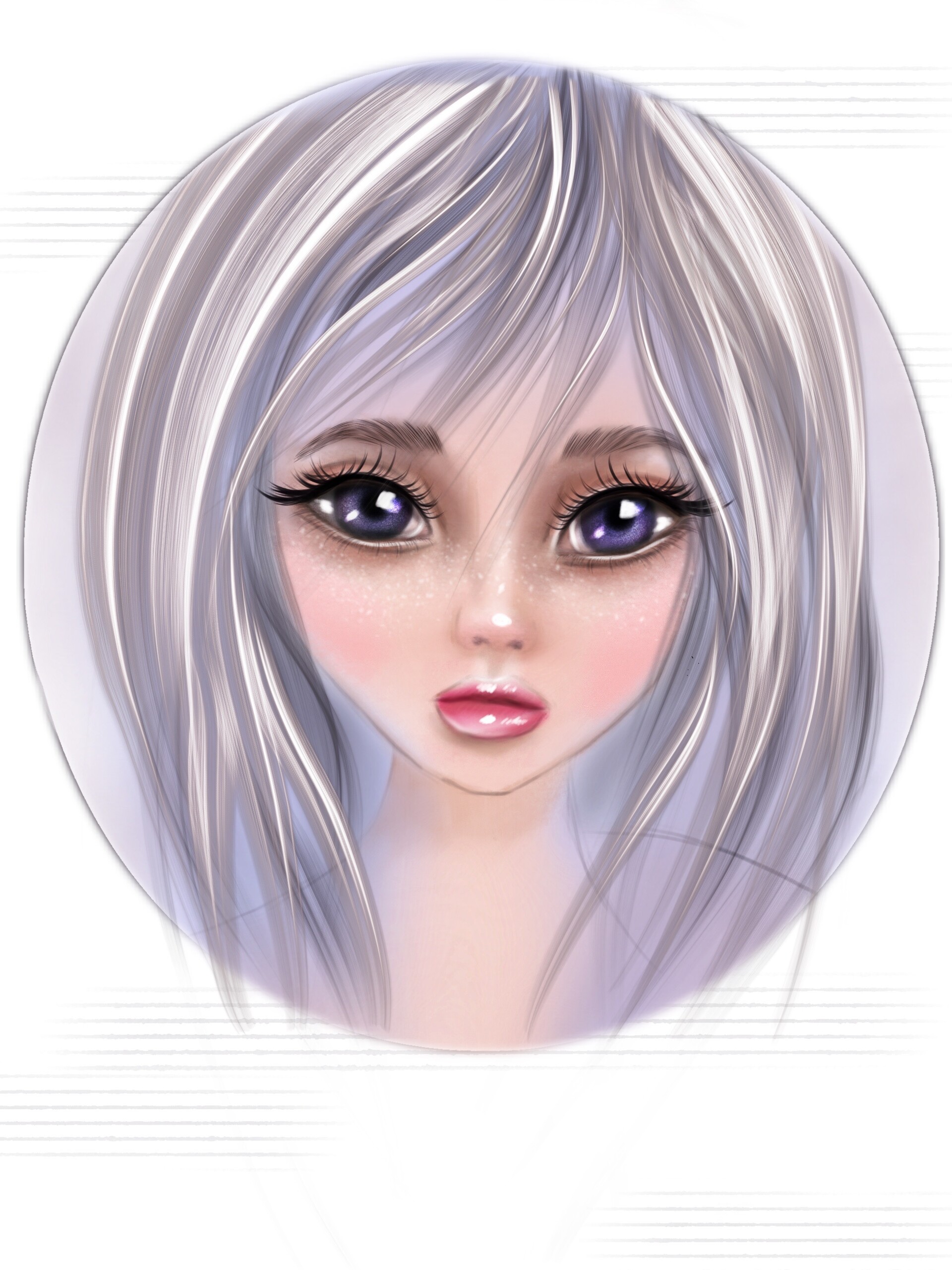 ArtStation Free drawing doll