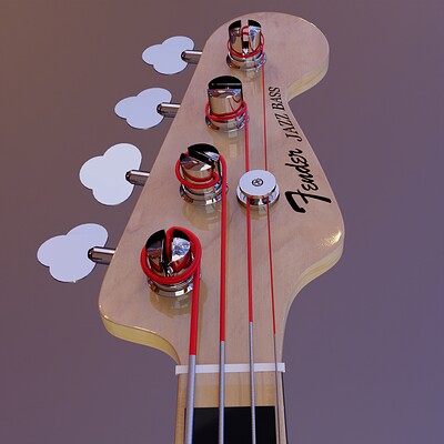 Paul kardos jazz bass final hdri hex shot