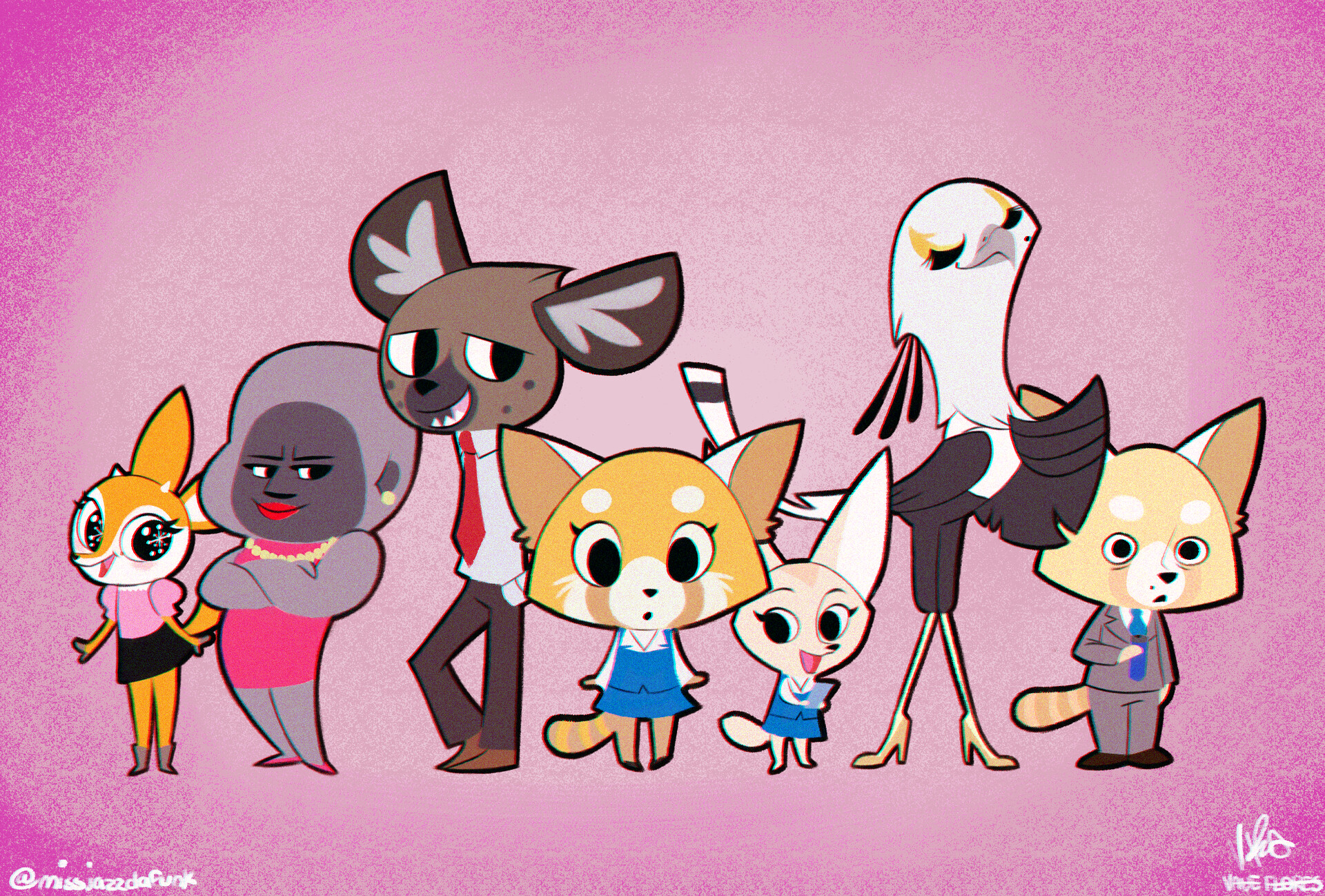 ArtStation Aggretsuko
