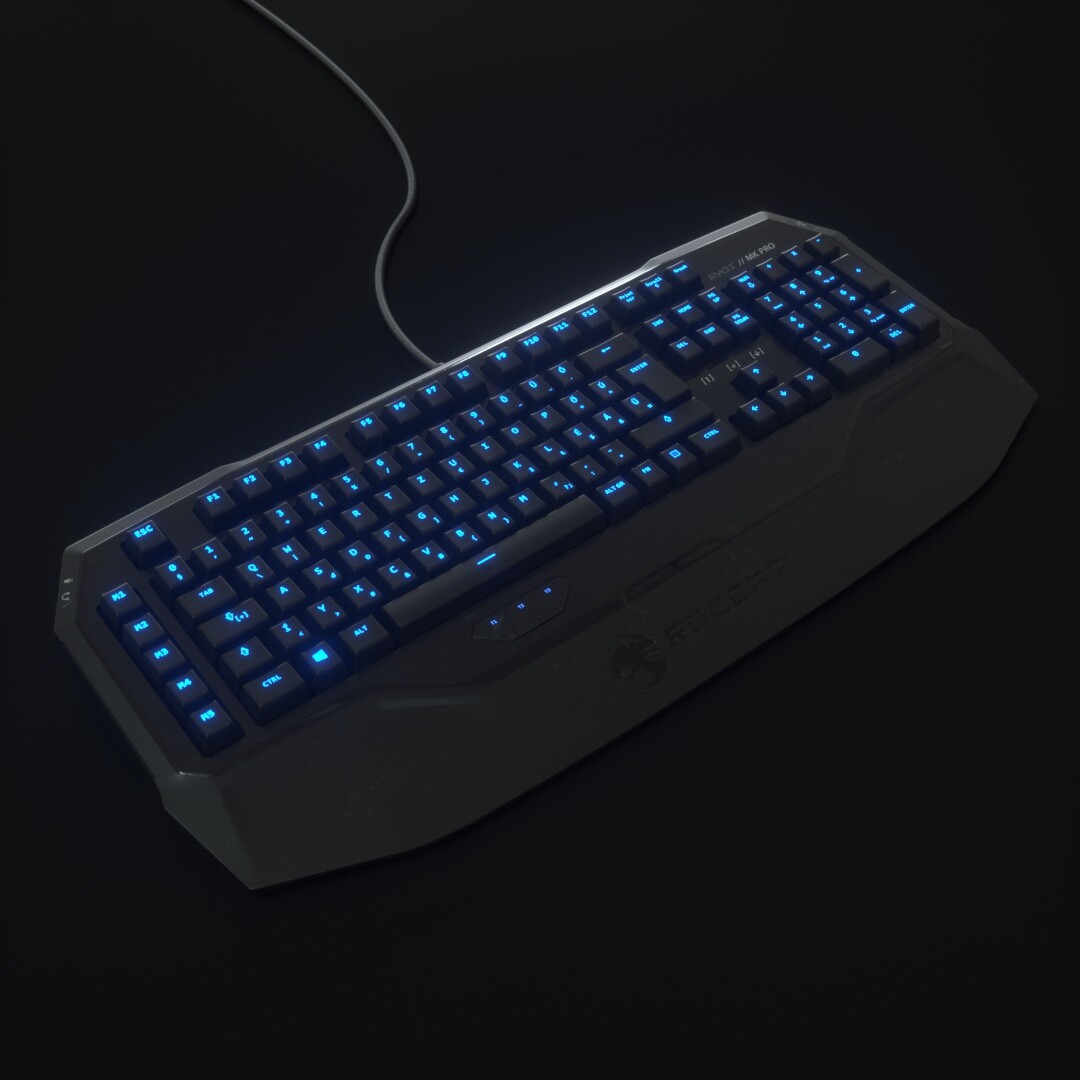 ArtStation - Keyboard ad project